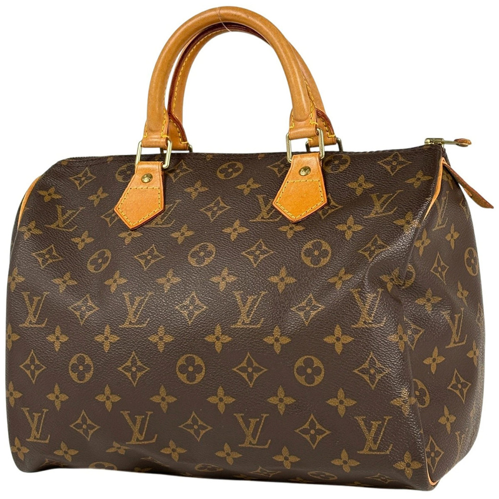 Louis Vuitton Speedy Boston Bag Handbag Monogram Brown